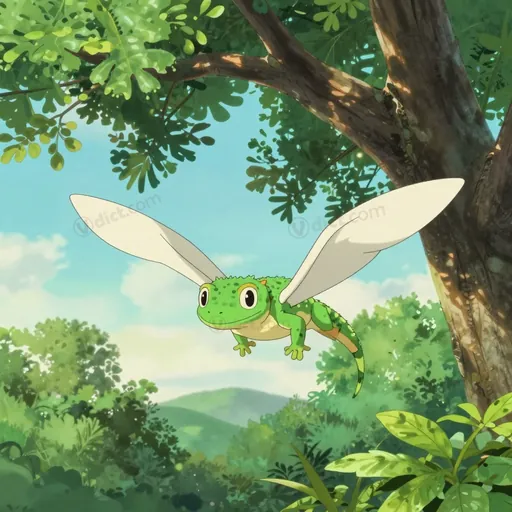 flying gecko