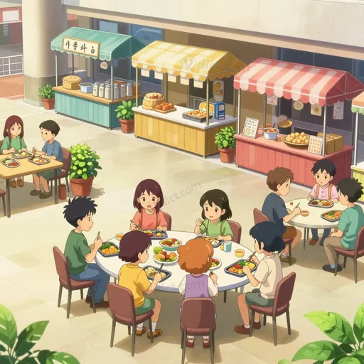 food court