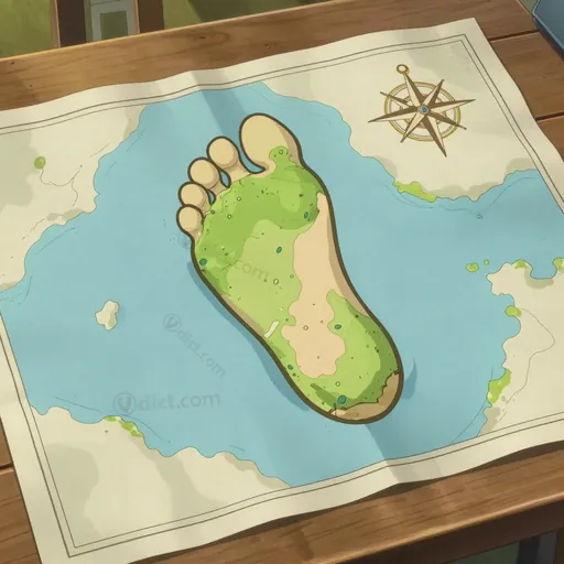 foot-shaped
