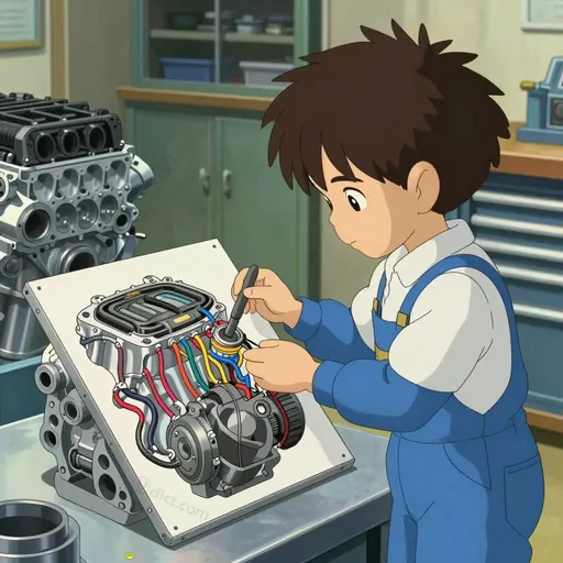 force-feed lubricating system