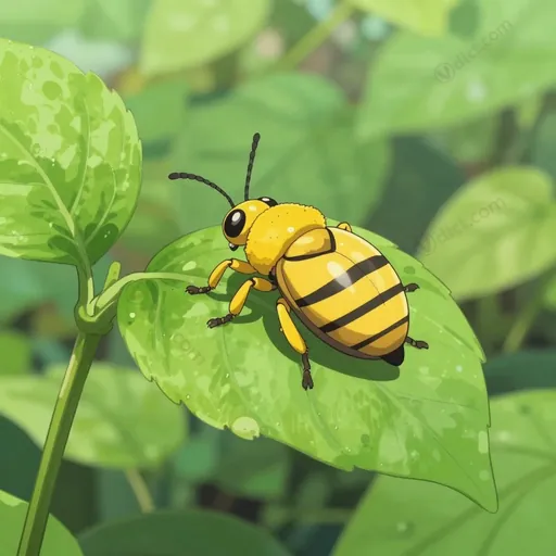 four-lined plant bug