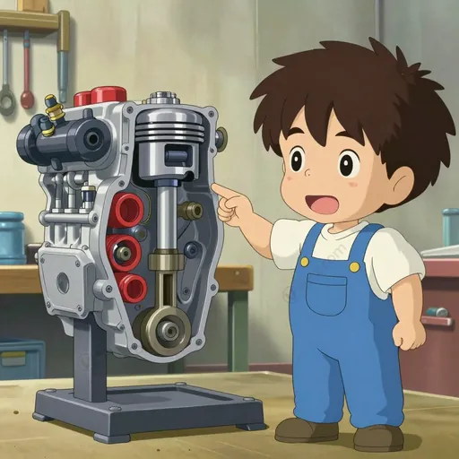 four-stroke engine
