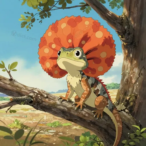 frilled lizard