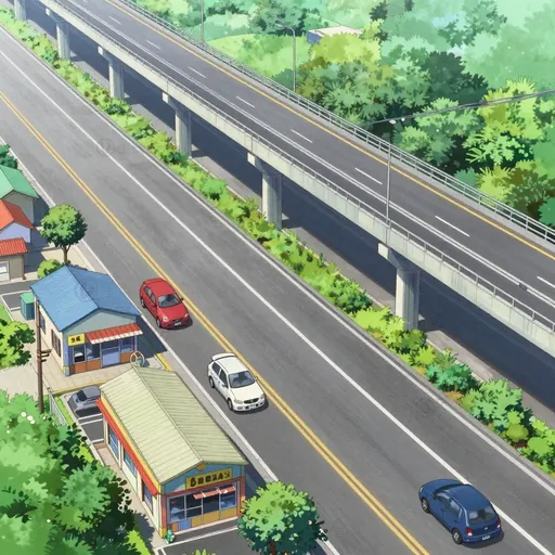 frontage road