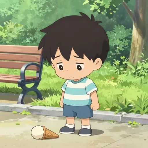 frowning