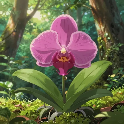 funnel-crest rosebud orchid