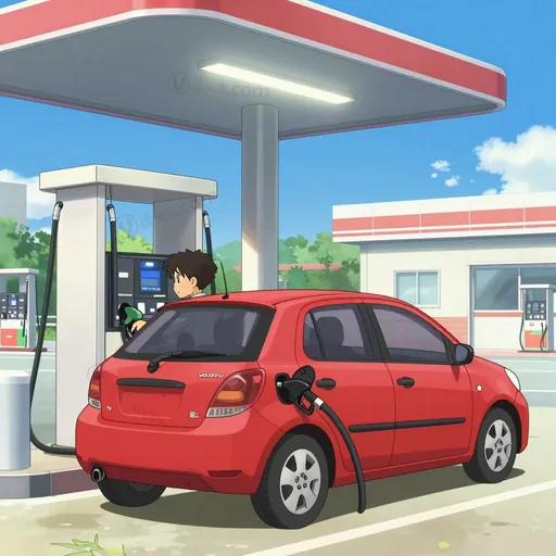 gas station