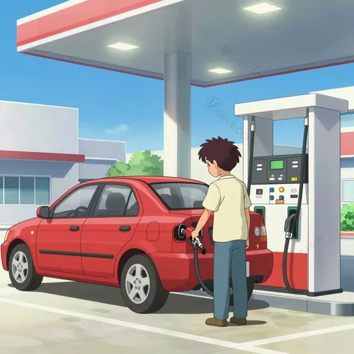 gasoline station