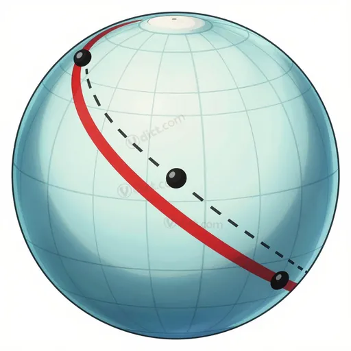 geodesic line