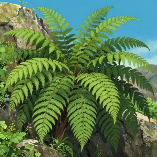 giant scrambling fern