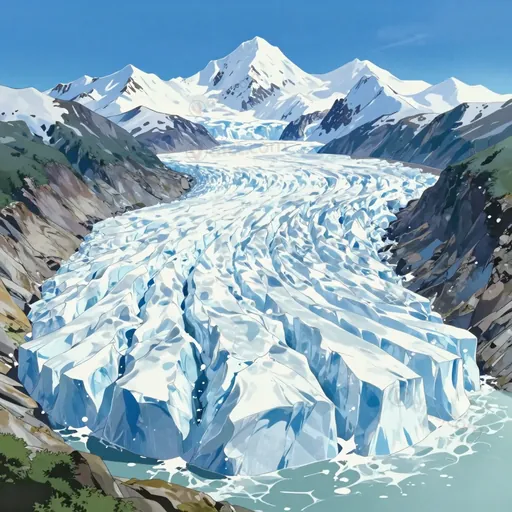 glacially