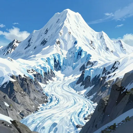 glaciated