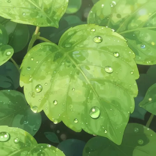 glistening