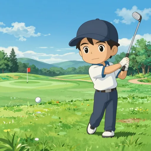 golfing