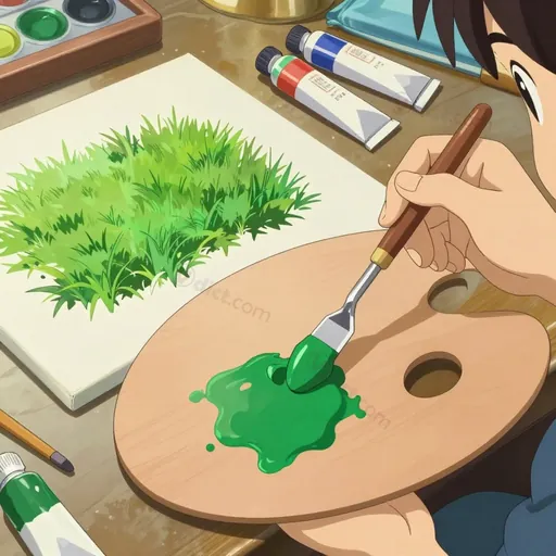 grassy-green