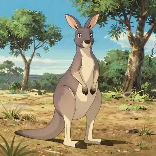 great grey kangaroo