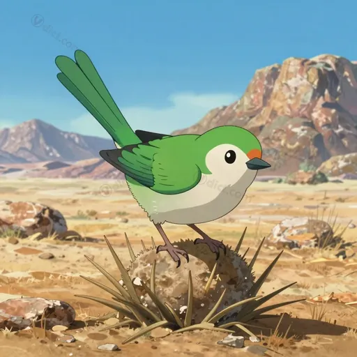 green-tailed towhee