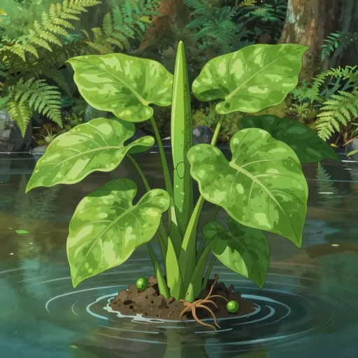 green arrow arum