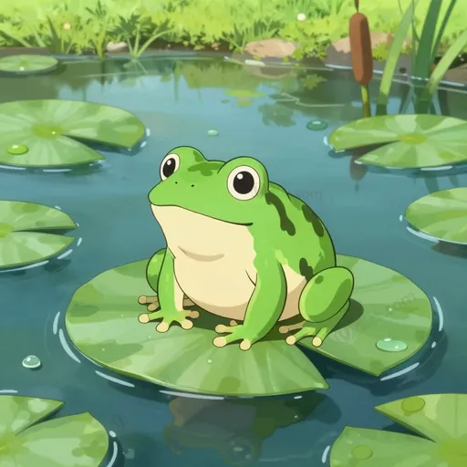 green frog