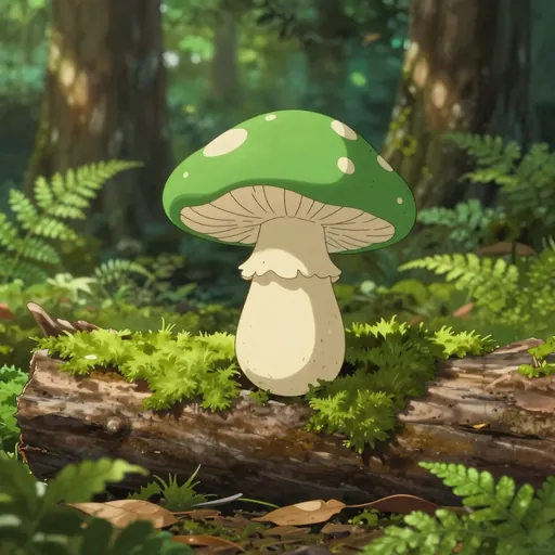 green mushroom pimple