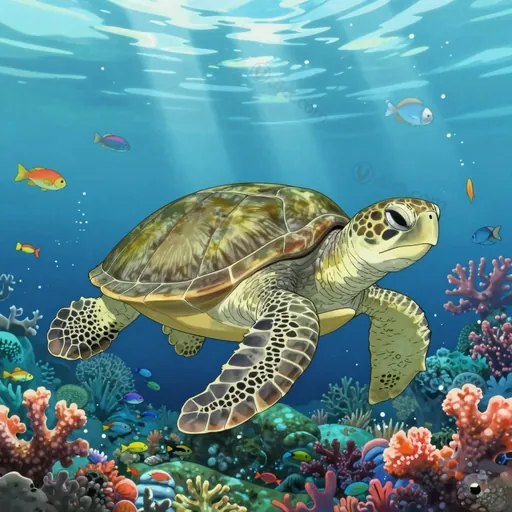 green turtle