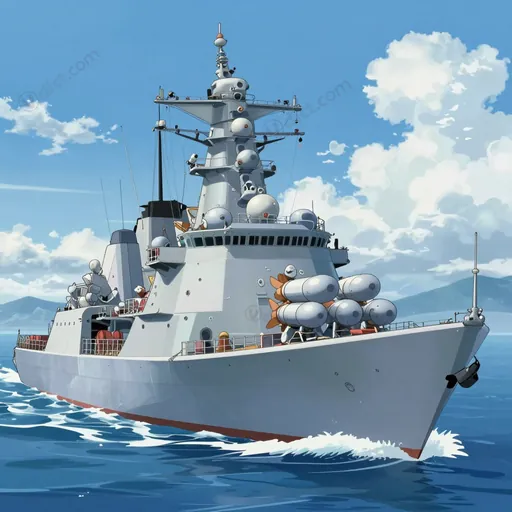 guided missile cruiser