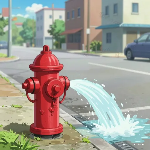 gushing
