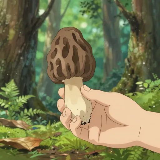 half-free morel
