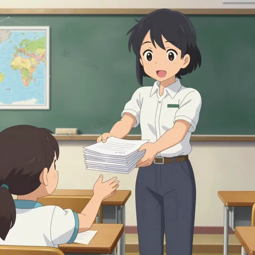 handing over