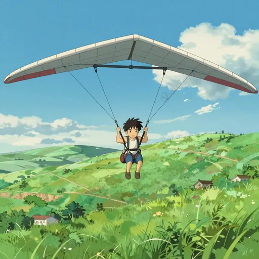 hang gliding