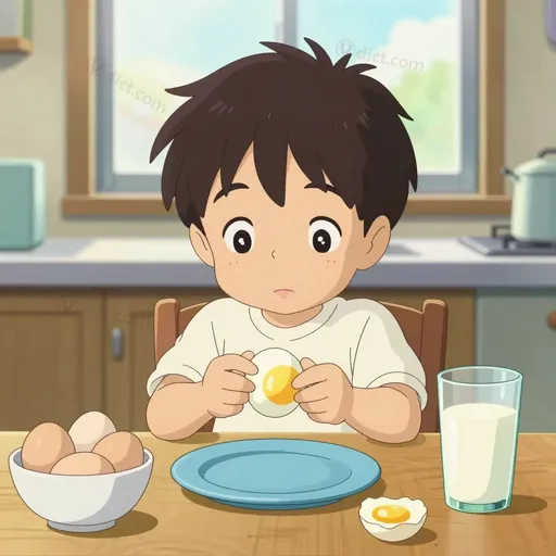 hard-boiled egg