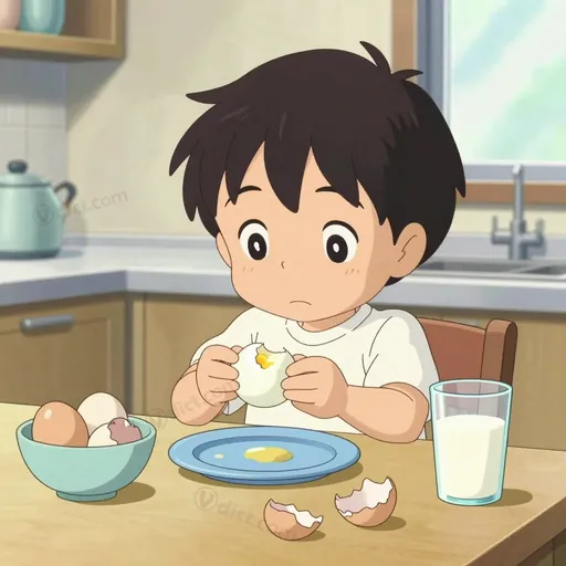 hard-cooked egg