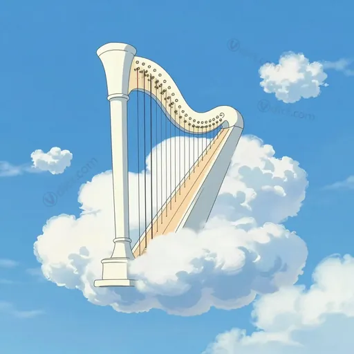 harp-shaped