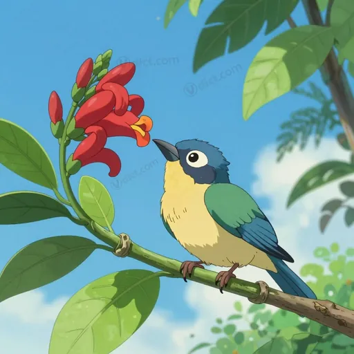 hawaiian honeycreeper