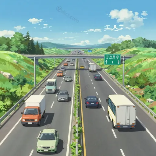 heavily traveled