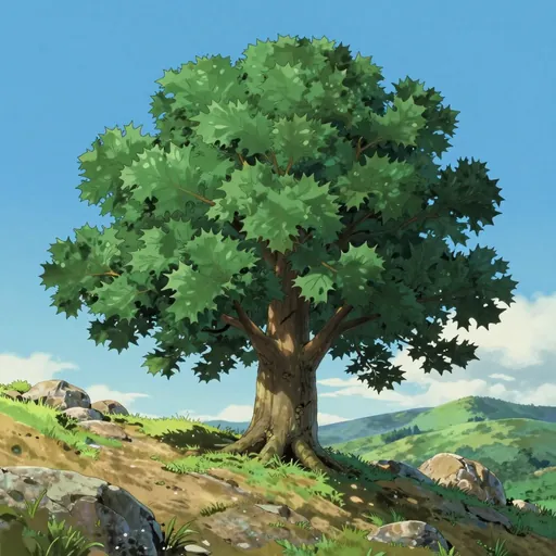 holly-leaved oak