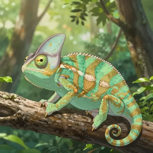 horned chameleon