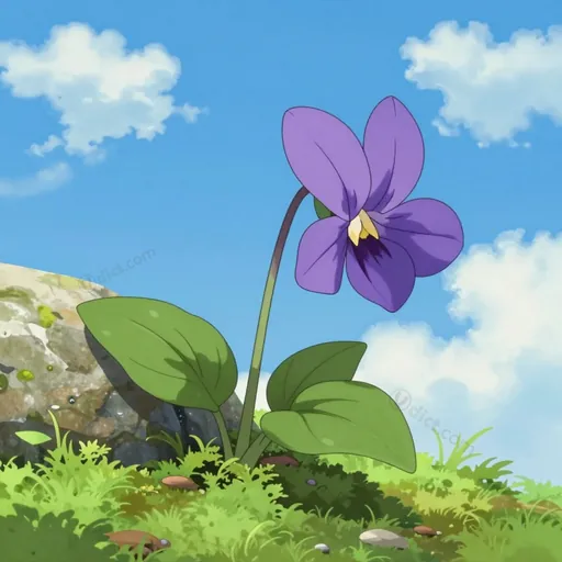 horned violet