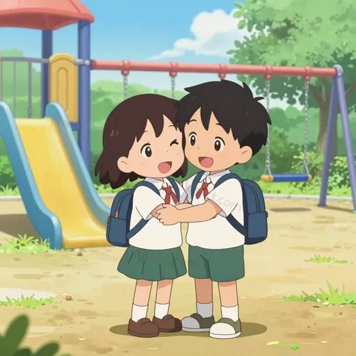 hugging