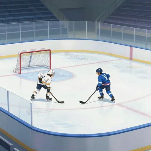 ice hockey rink