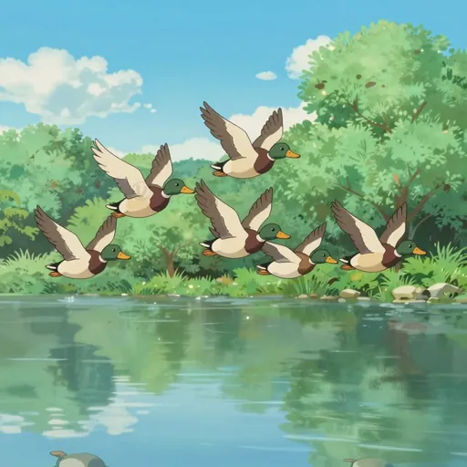 in flight