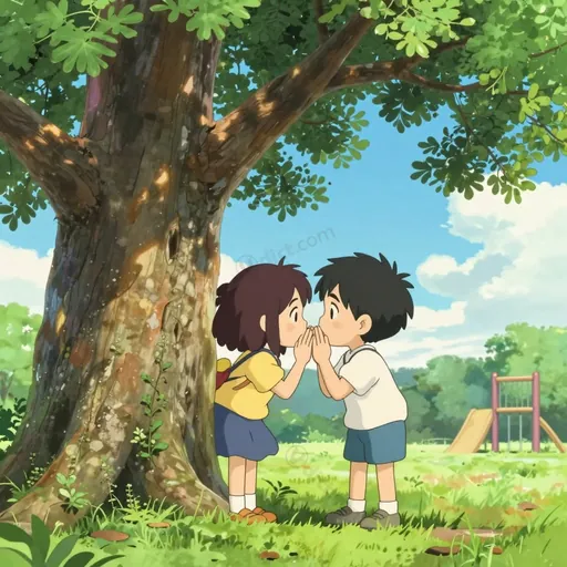 in secret