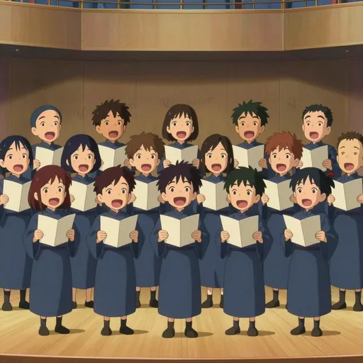 in unison