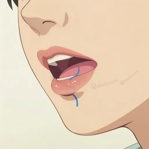 inferior labial vein