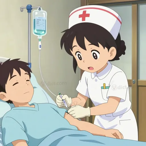 intravenously