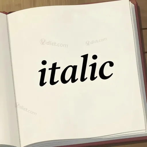 italic
