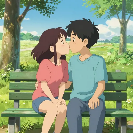 kissing