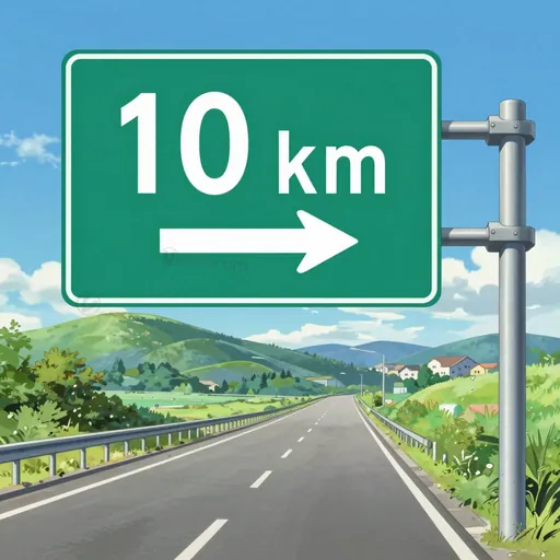 km