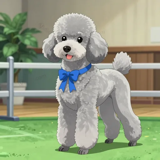 large poodle