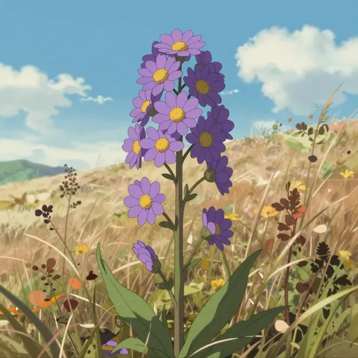 late purple aster